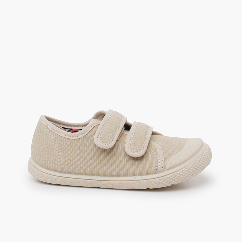 Pisamonas Zapatillas lona barefoot puntera goma