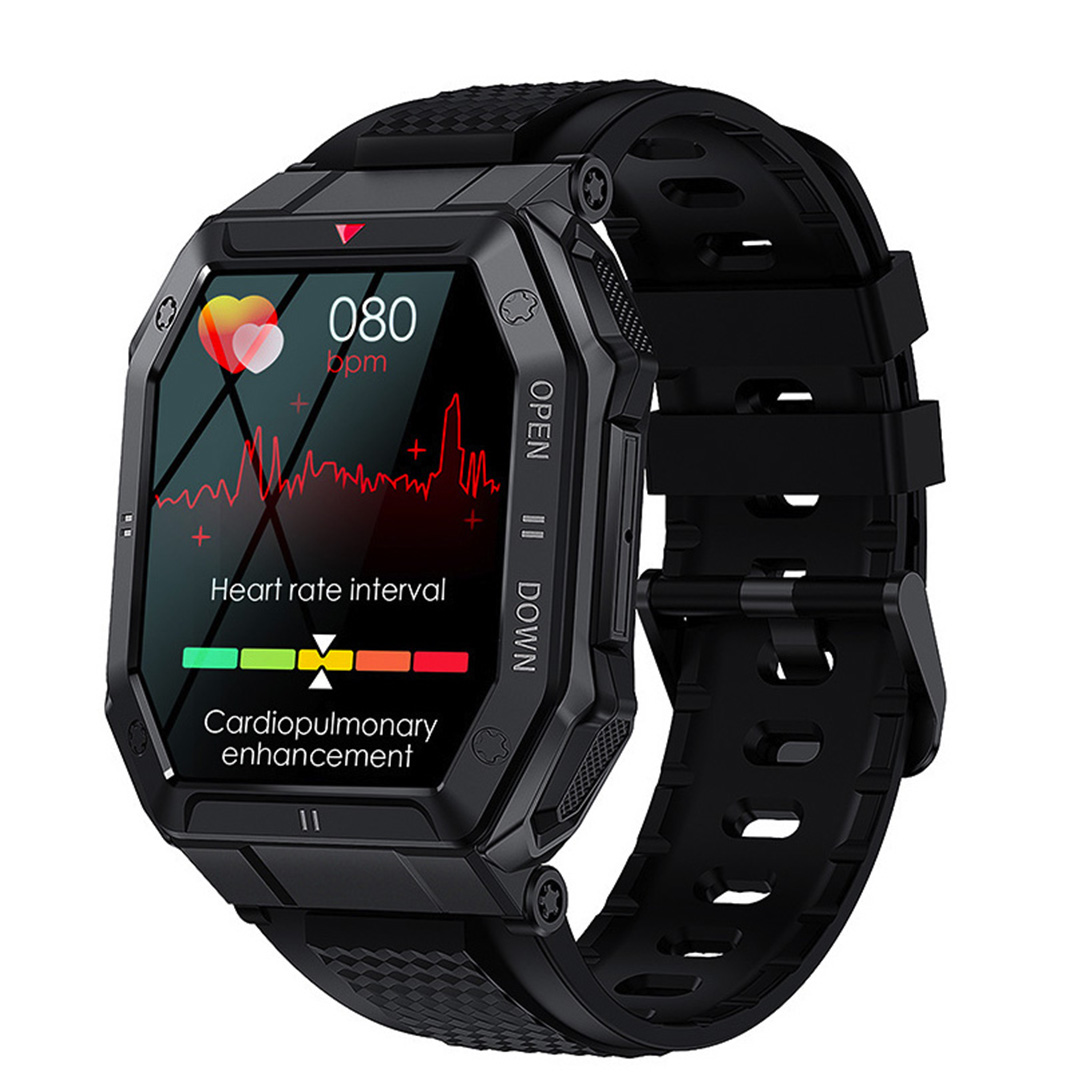 Reloj Inteligente Smartwatch Hombres 1,85 Pulgadas con Función de Teléfono - Monitorea Presión Arterial, Spo2, Frecuencia Cardíaca - 24 Modos Deportivos