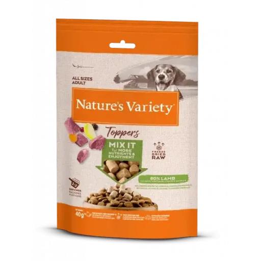 Nature's Variety Toppers de Cordero Liofilizados para Perros - 40 GR