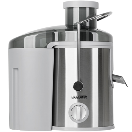 Mesko | Exprimidor | MS 4126 | Tipo: Exprimidor automático | Acero inoxidable | 600 W | Gran capacidad para fruta | Número de velocidades: 3