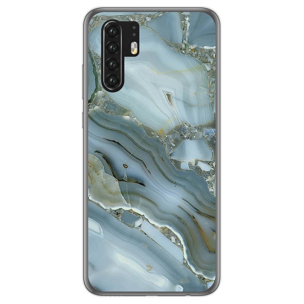 Tumundosmartphone Funda Gel Tpu para Huawei P30 Pro diseño Mármol 09 Dibujos