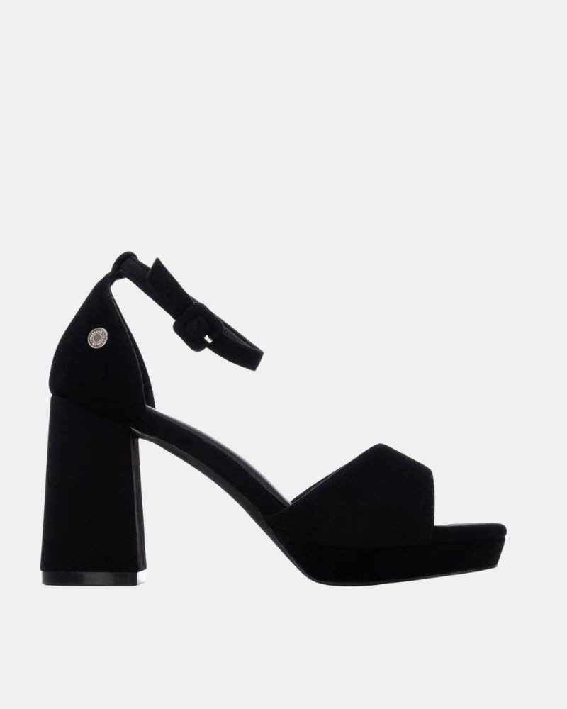REFRESH 175253 Sandalias Fiesta Abiertas Mujer Negro