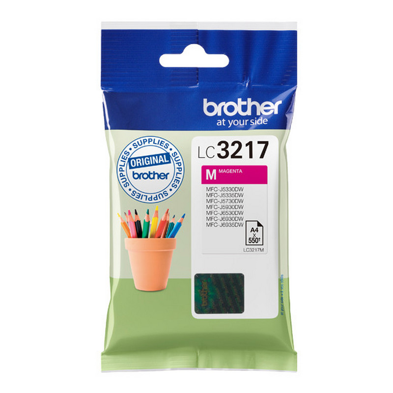 Cartucho de Tinta Magenta Brother LC3217 para MFC-J6530DW y MFC-J6930DW