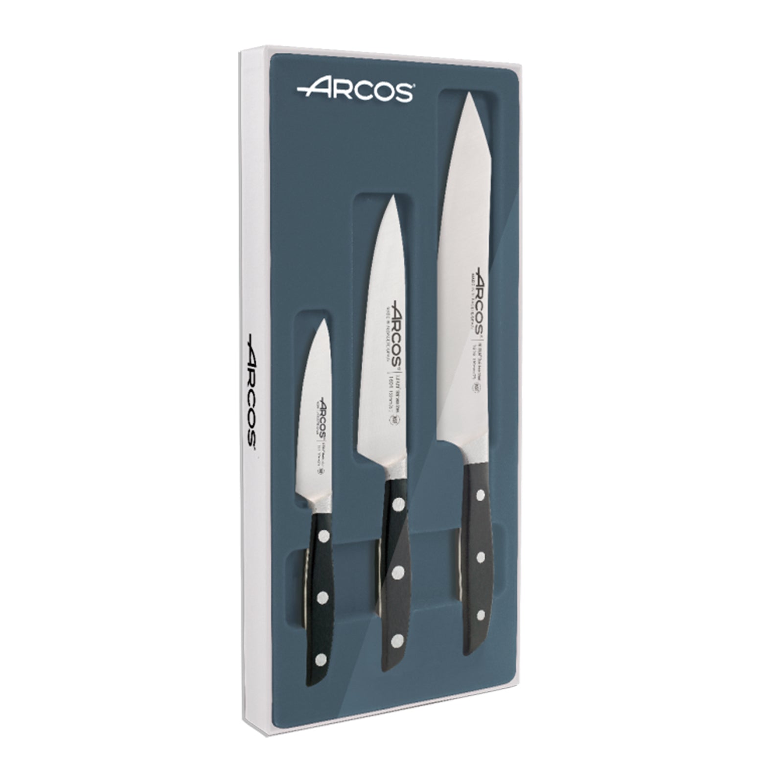ARCOS 285800 - Juego de 2 Cuchillos de Cocina Profesionales Forjados, –  PracticDomus