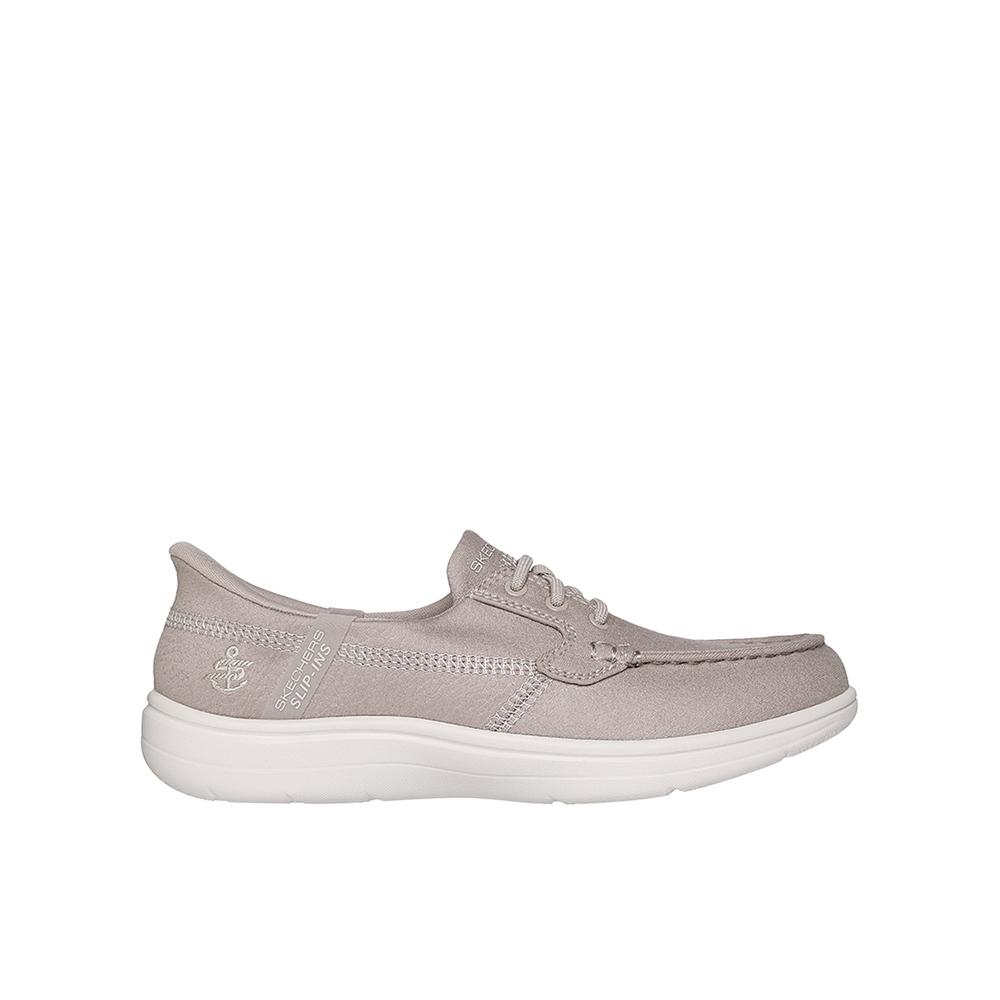 Skechers On-the-GO Flex Radiant - Bonnie Zapatos náuticos para mujer beige natural en textil 84302