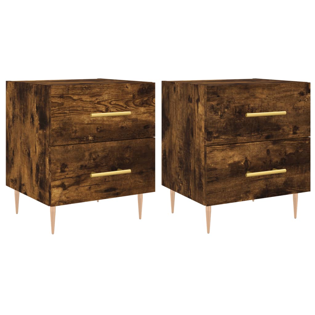 Vidaxl - Mesita de Noche de Madera Ingeniería - 40x35x47,5cm - Roble Sonoma