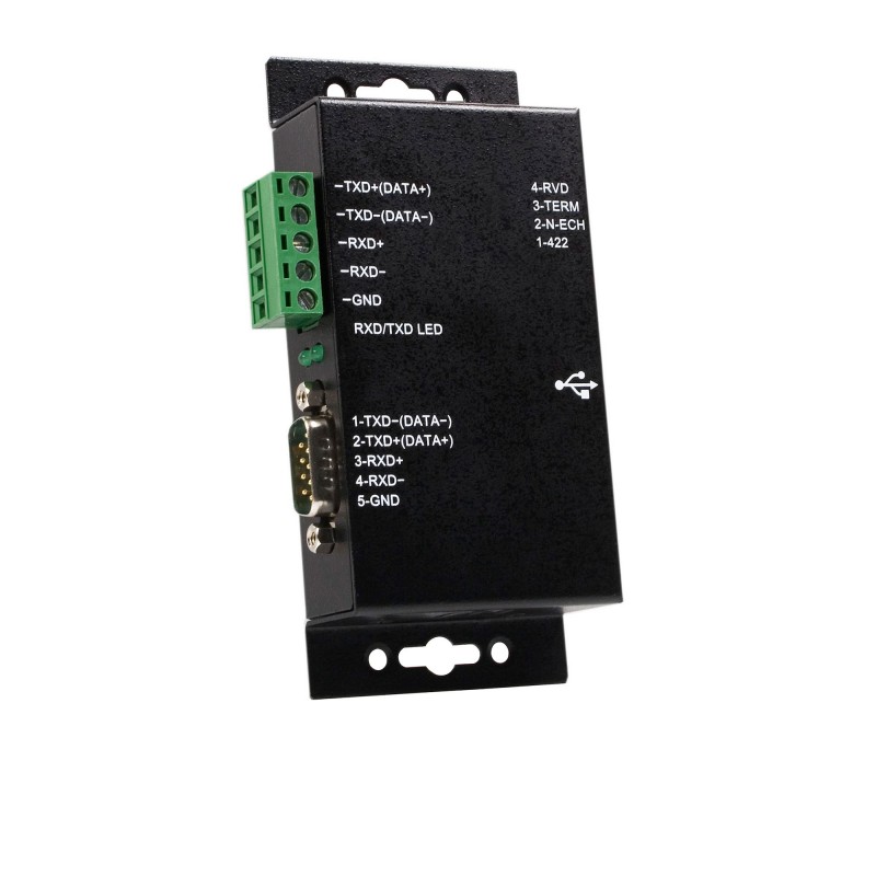 StarTech.com - Adaptador USB a Serie Serial RS422 485 un Puerto DB9 o Bloque de Conexión con Aislamiento ICUSB422IS