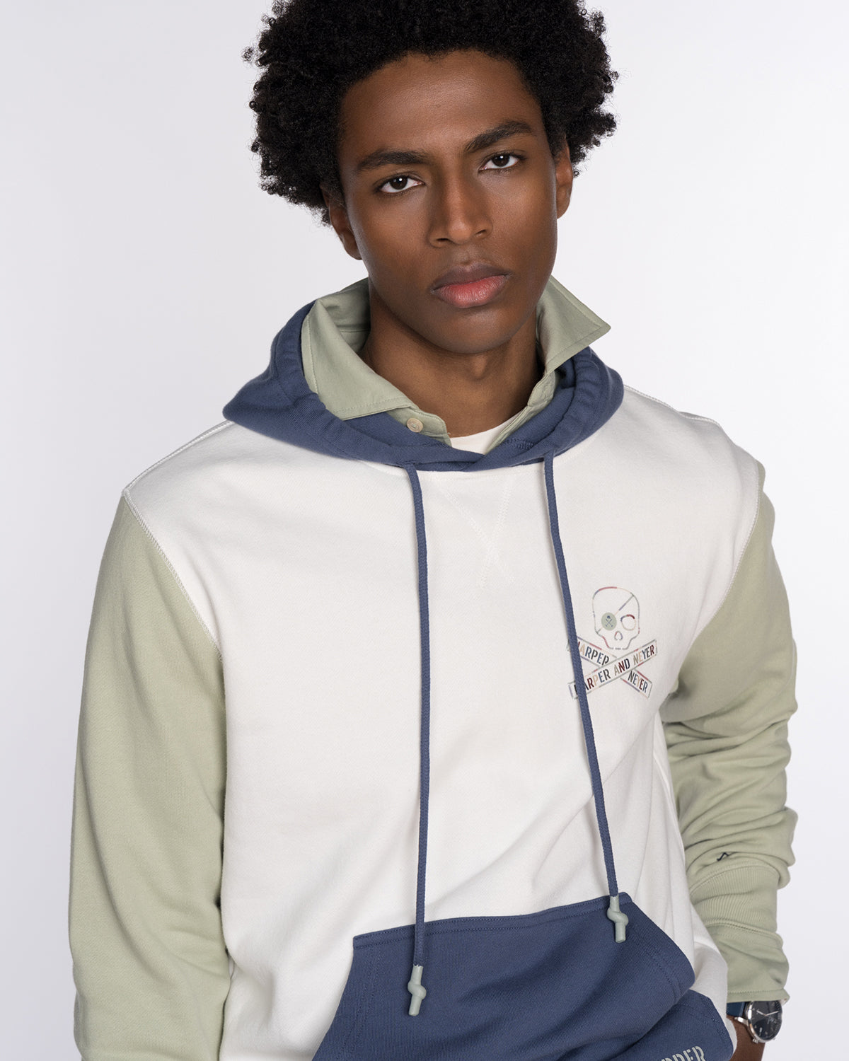 Harper & Neyer Sudadera de Hombre de Algodón Pirate