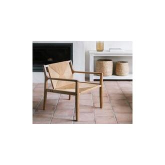 Sillón Catalina Mad. Roble 64X71X72, El mejor complemento para tu hogar, Fijalo