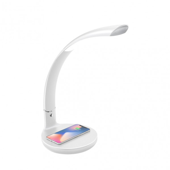 FABRILAMP Flexo Alabastro 7w 560lm 3500-6500k Blanco 44x16x27 Cm Carg.mov.inalamb.5 Colores X 3 Intensid. Regulable
