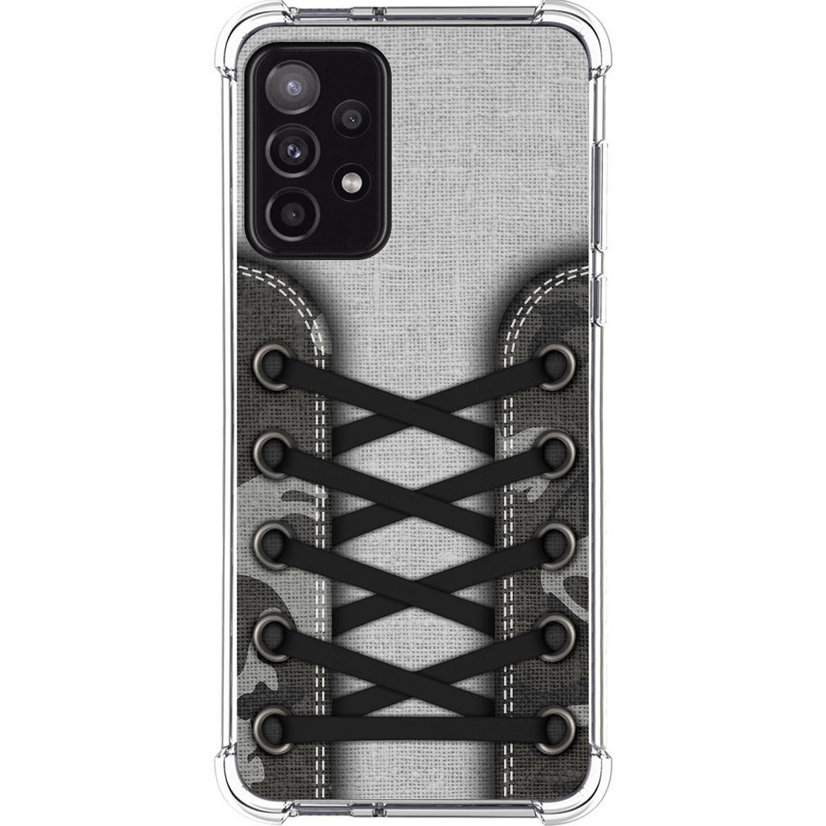 Tumundosmartphone Funda Silicona Antigolpes para Samsung Galaxy A52 / A52 5G / A52s 5G diseño Zapatillas 16 Dibujos