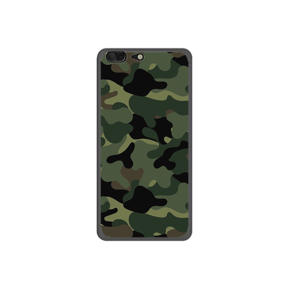 Tumundosmartphone Funda Gel Tpu para Leagoo T5 Diseño Camuflaje Dibujos