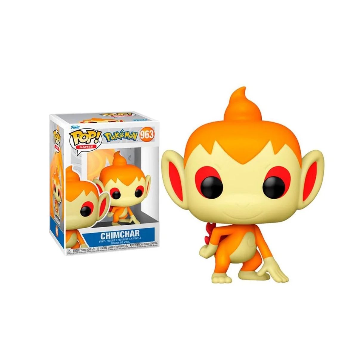 Funko Pop Anime Pokemon Chimchar Ouisticram Panlfam - 963 Figura Coleccionable