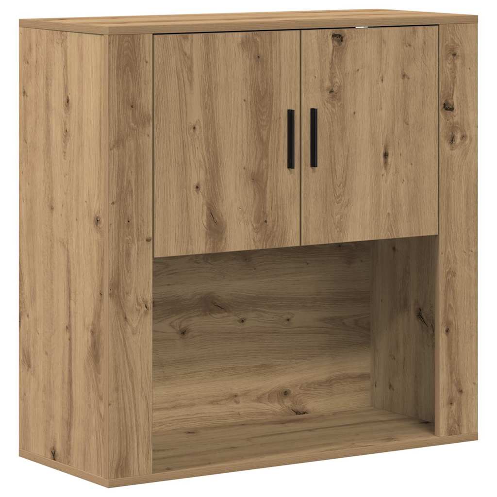 vidaXL Armario de pared madera contrachapada 80x33x80 cm Multicolor