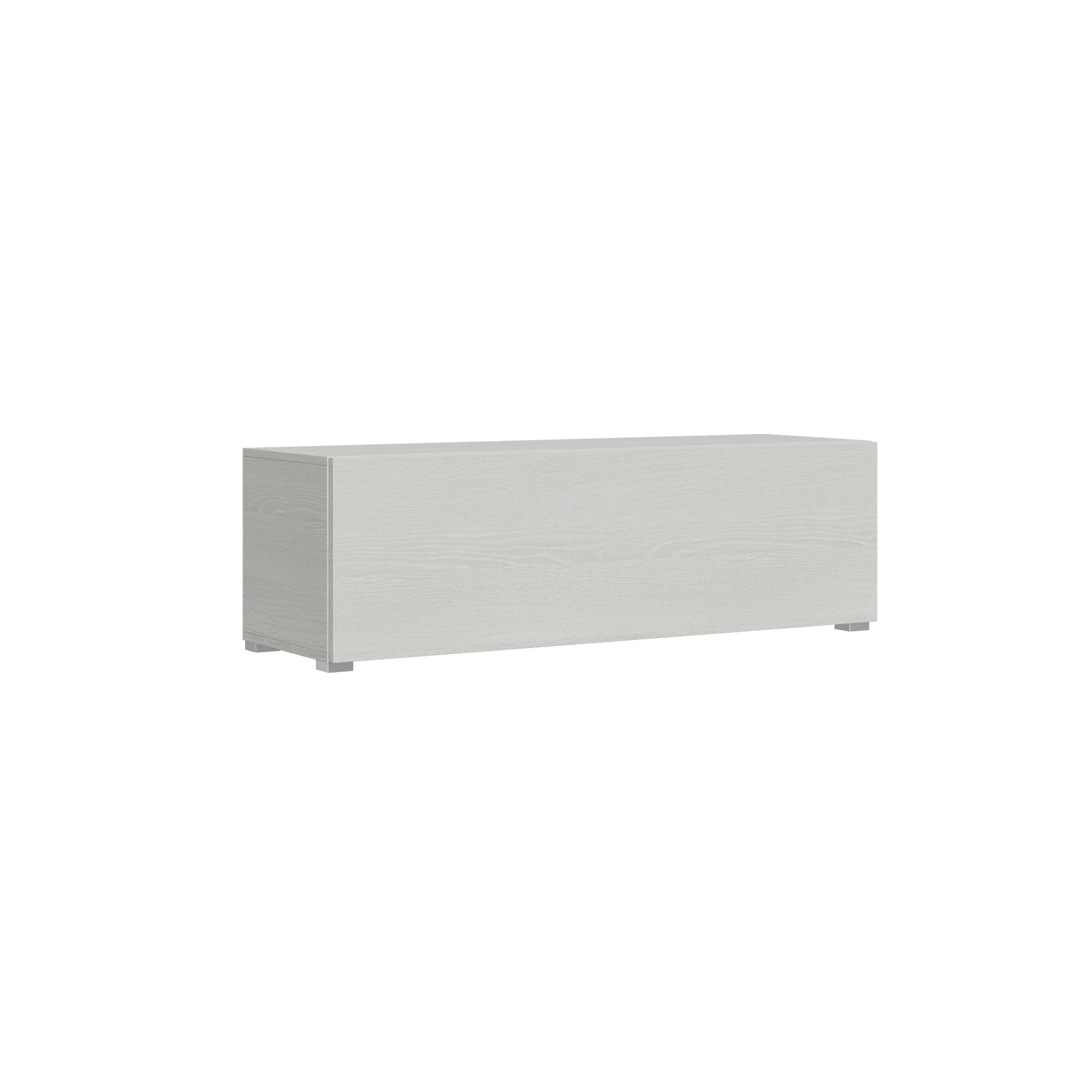 Base abatible de suelo (ancho 133,6 cm, alto 40 cm, profundidad 39,2 cm) con patas de fresno blanco - Itamoby