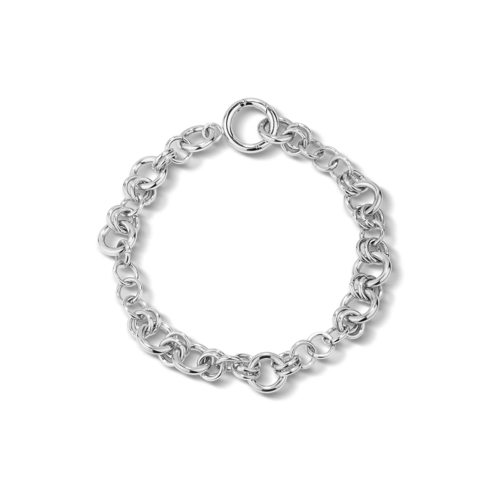 Radiant Pulsera Mujer Pulsera Mujer Knots Eslabones Plateado De Acero Plateado Ry000399