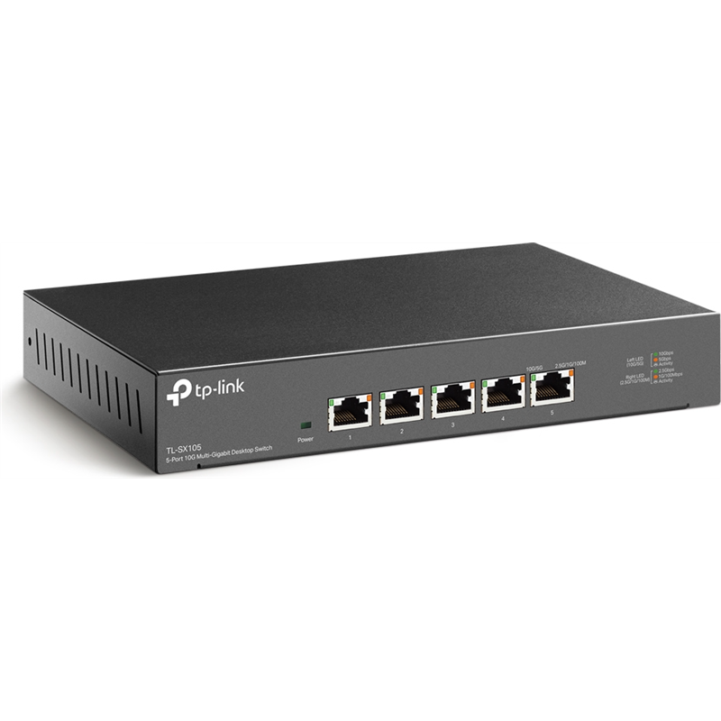 TP-Link  TL-SX105 switch No administrado 10G Ethernet (100/1000/10000) Negro