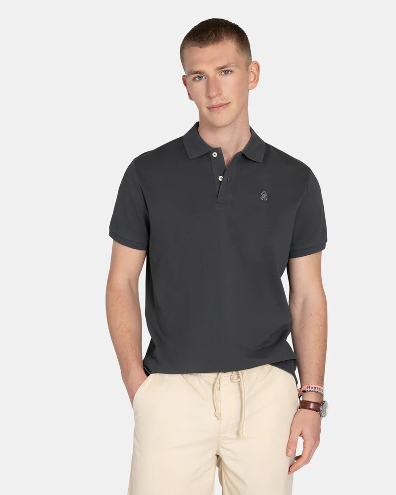 Polo Harper and Neyer gris retro soft