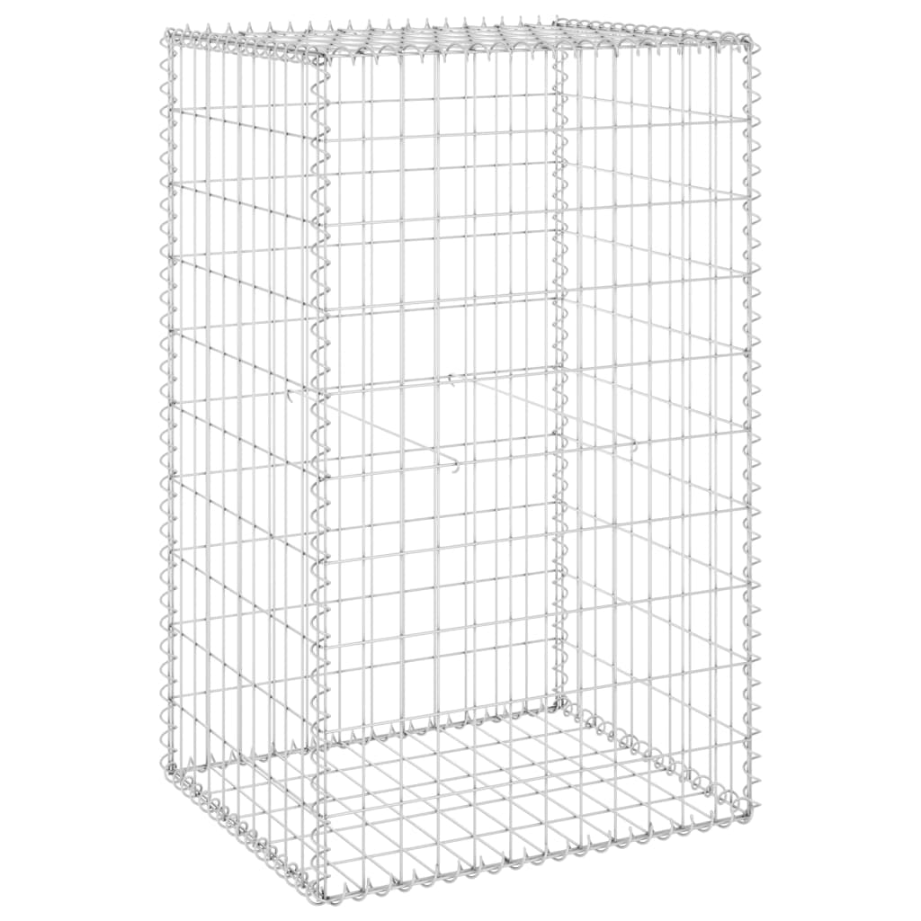 Muro de Gaviones Vidaxl con Cubiertas de Acero Galvanizado