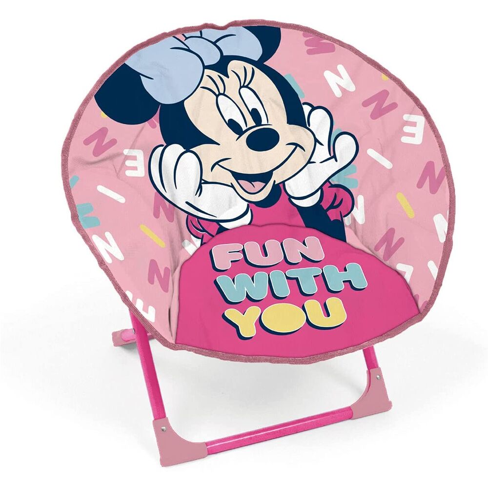 Silla Luna Plegable Arditex Minnie Mouse Disney 50x50x50cm Infantil