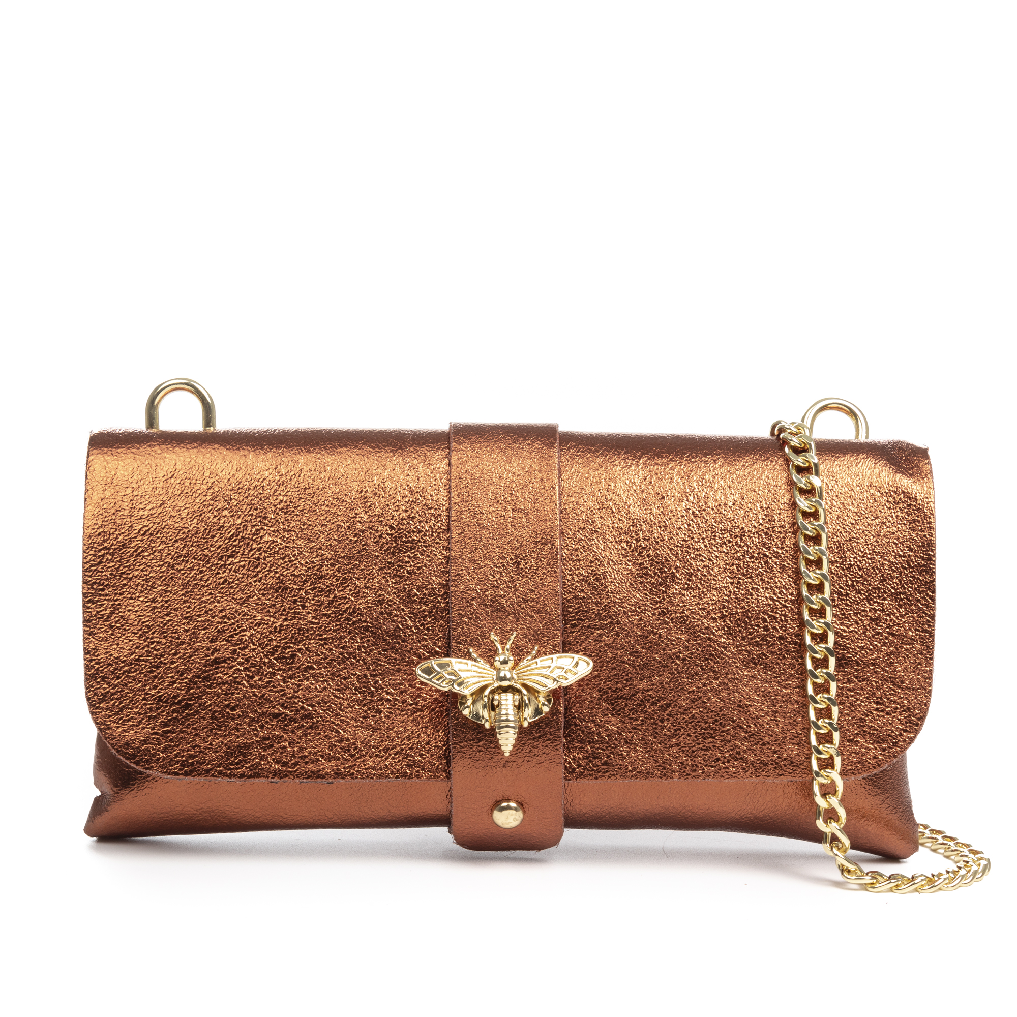 Firenze Artegiani. Amaseno bolso bandolera mujer. Piel auténtica Gamuza Lacada. Made in Italy. Vera Pelle Italiana.