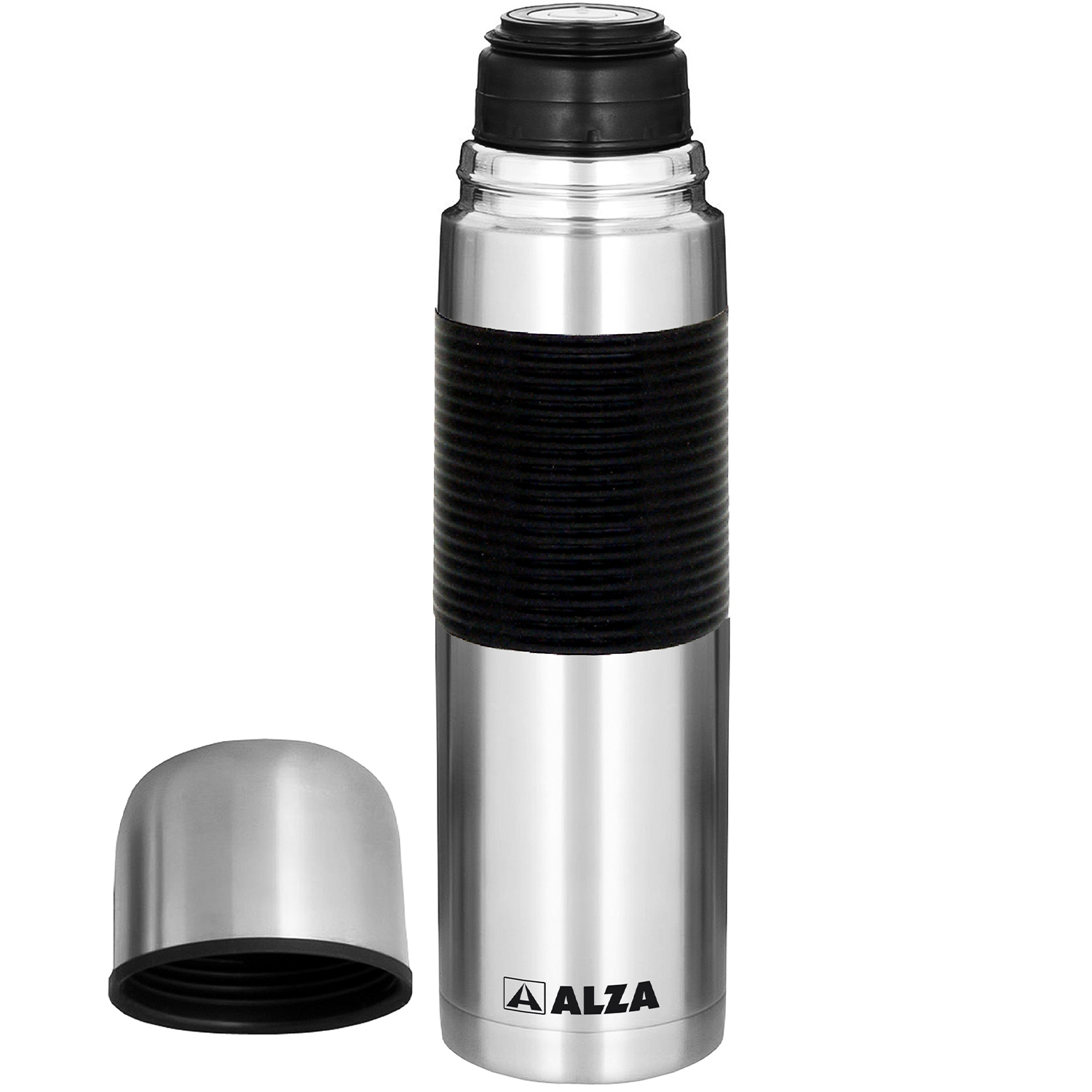 Alza Basic - Termo para Líquidos, Acero Inoxidable, Doble Pared, Mantiene la Temperatura, Libre de BPA, Uso Alimenticio, Para Viajes Largos