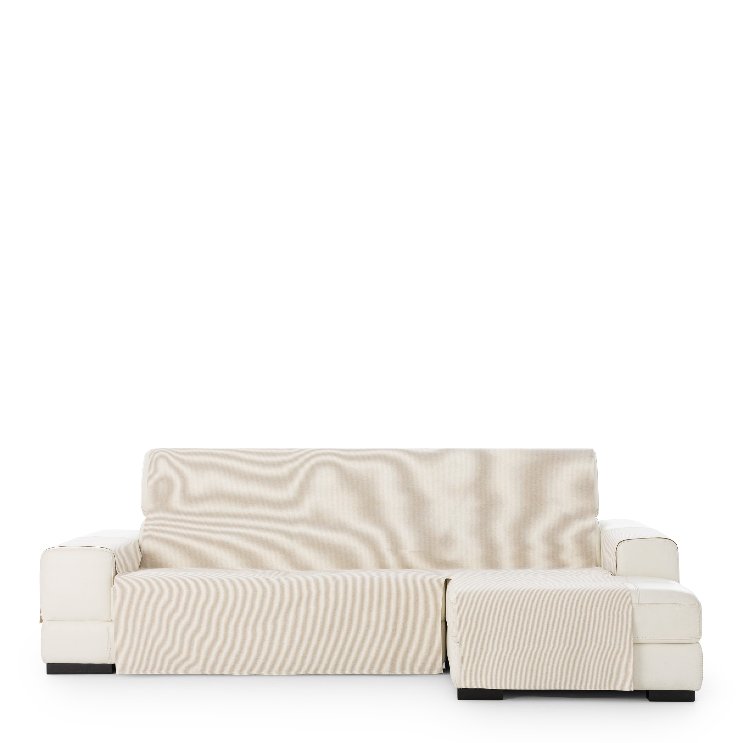 Funda de sofa chaise longue m/3 aqua derecha (Mirando de frente) c/31 extra, Tamaño extra derecha, 170x310x110cm, Fábricada en España
