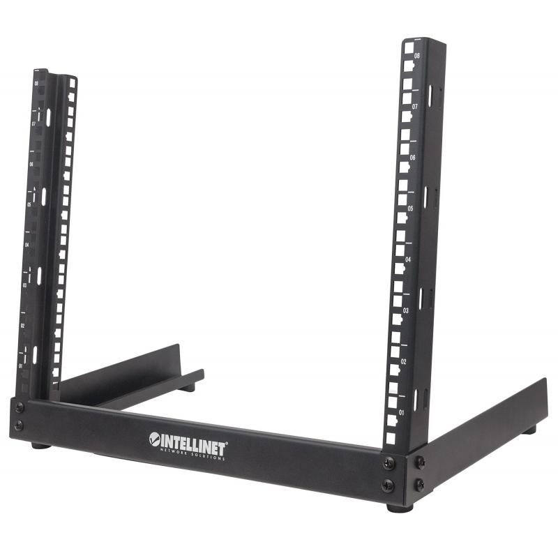 Intellinet 714648 armario rack 8U Rack o bastidor independiente Negro
