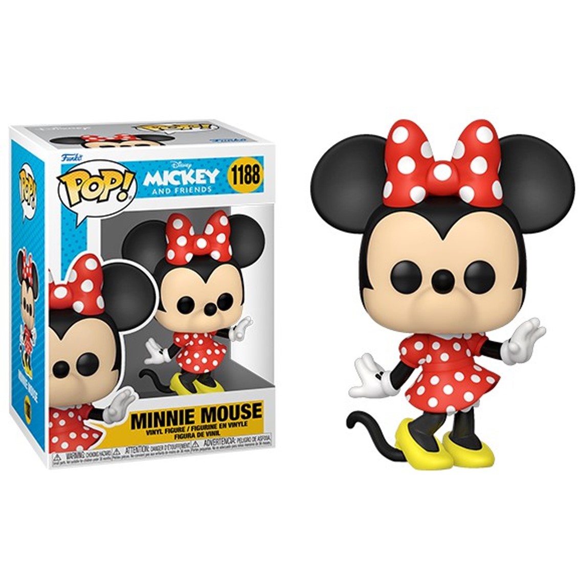 Funko POP! Disney: Classics - Minnie Mouse - Figuras Miniaturas Coleccionables Para Exhibición - Idea De Regalo - Mercancía Oficial - Juguetes Para Niños Y Adultos - Muñeco Para Coleccionistas -MR POPYE