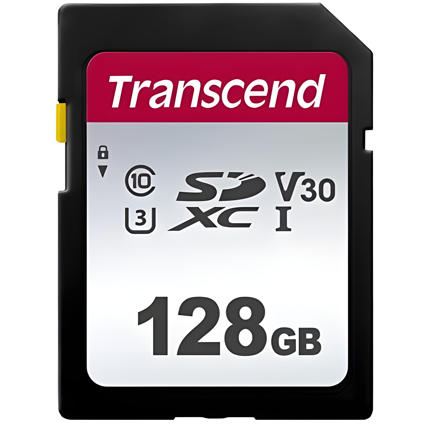 Transcend SDC300S - Tarjeta de memoria SDXC de 128 GB, color plata
