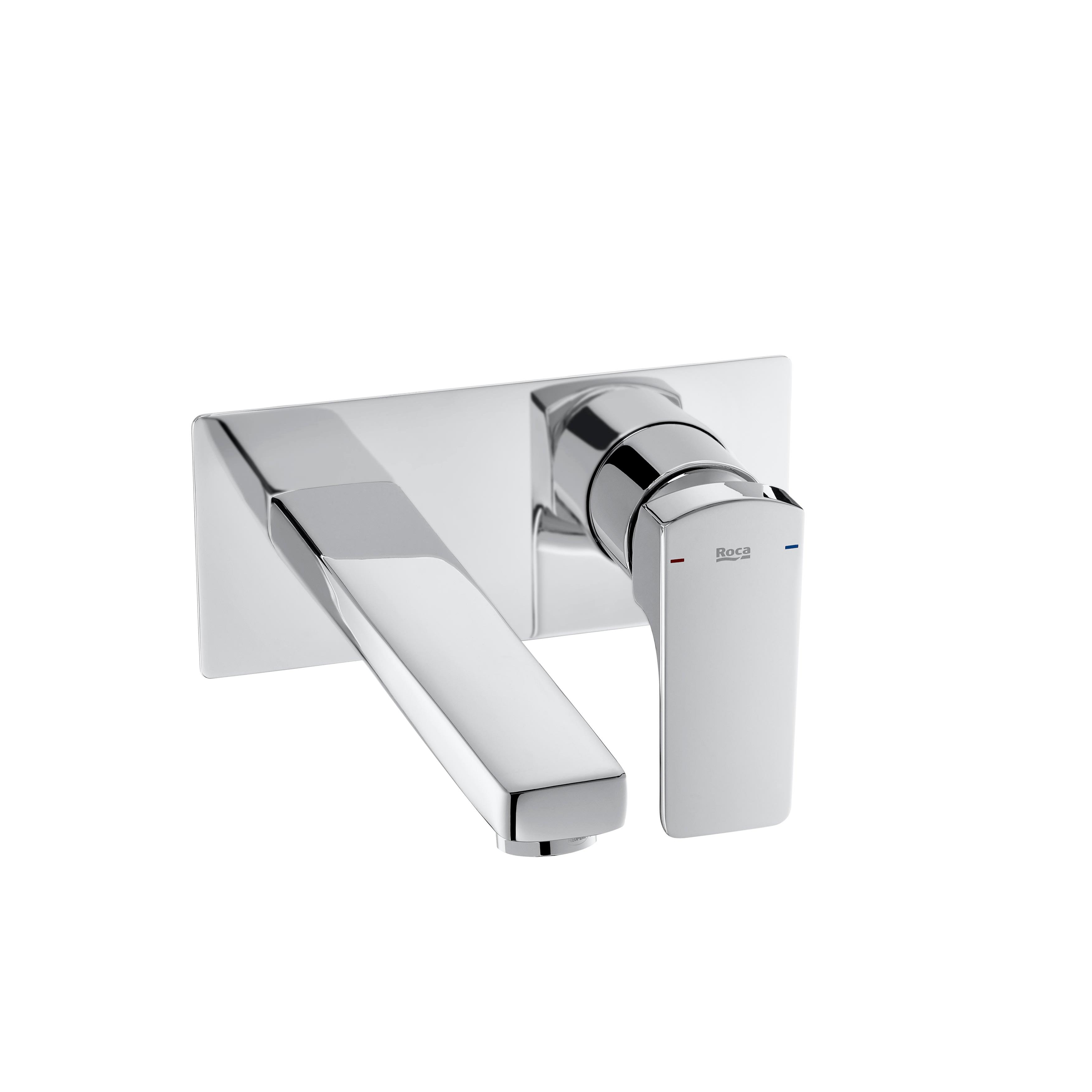ROCA A5A3L20C00 L90 Grifo Monomando Empotrado Lavabo Cromo - ref: A5A3L20C00