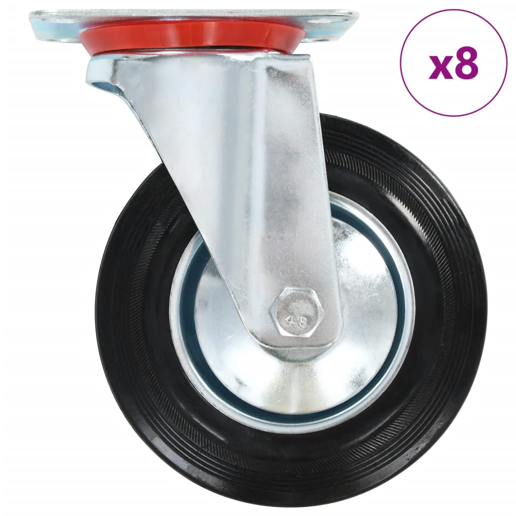 vidaXL Ruedas Giratorias con Diámetro 160mm Manipulación Materiales Mueble Cantidad 4 unidades,  8 unidades,  12 unidades y mas