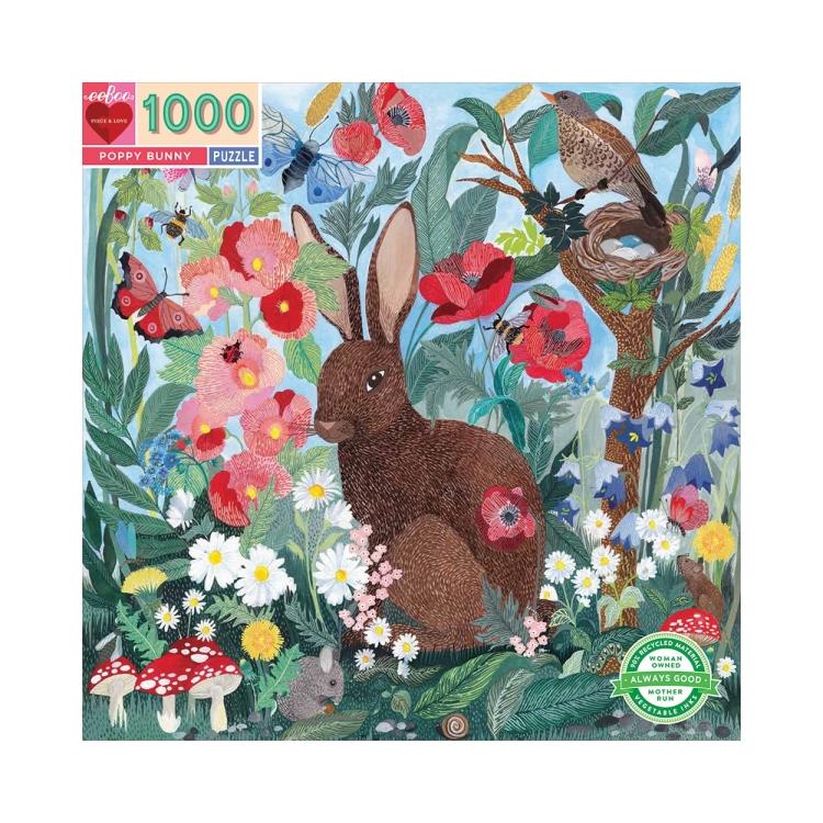eeBoo - Rompecabezas eeBoo - 1000 Piezas - Poppy Bunny (EPZTPBY)