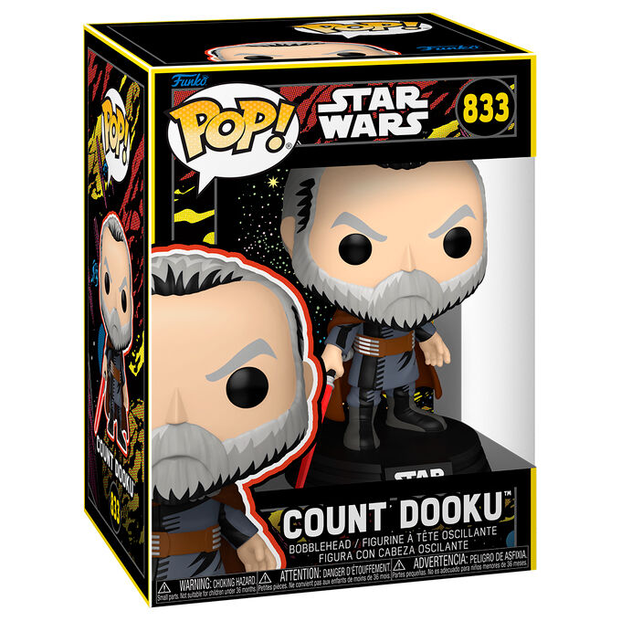 Funko Pop Star Wars Count Dooku 833 Figura Coleccionable Regalo