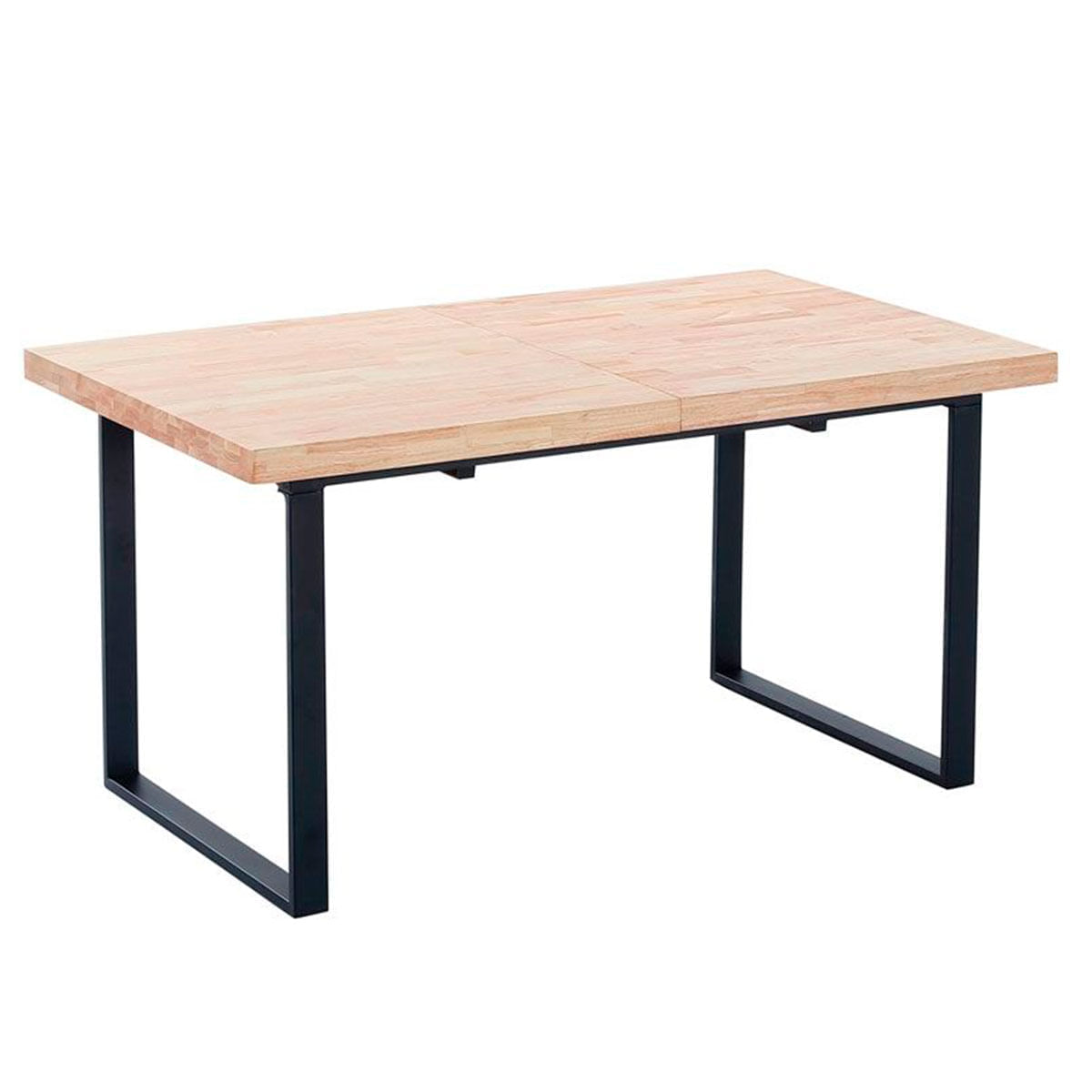 Mesa de comedor extensible Natural 76x140-180x80 cm Adec