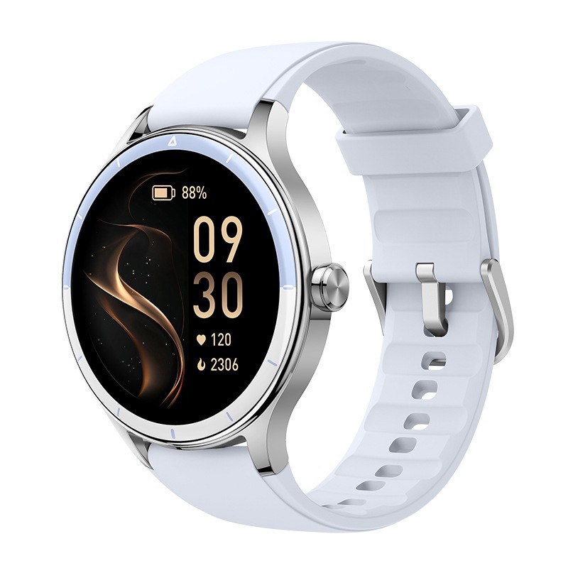 Reloj inteligente para mujer, compatible con teléfonos Android e iOS, con función de responder y hacer llamadas, monitor de actividad física, monitor de ritmo cardíaco y sueño, 100 actividades deportivas, resistente al agua IP68.