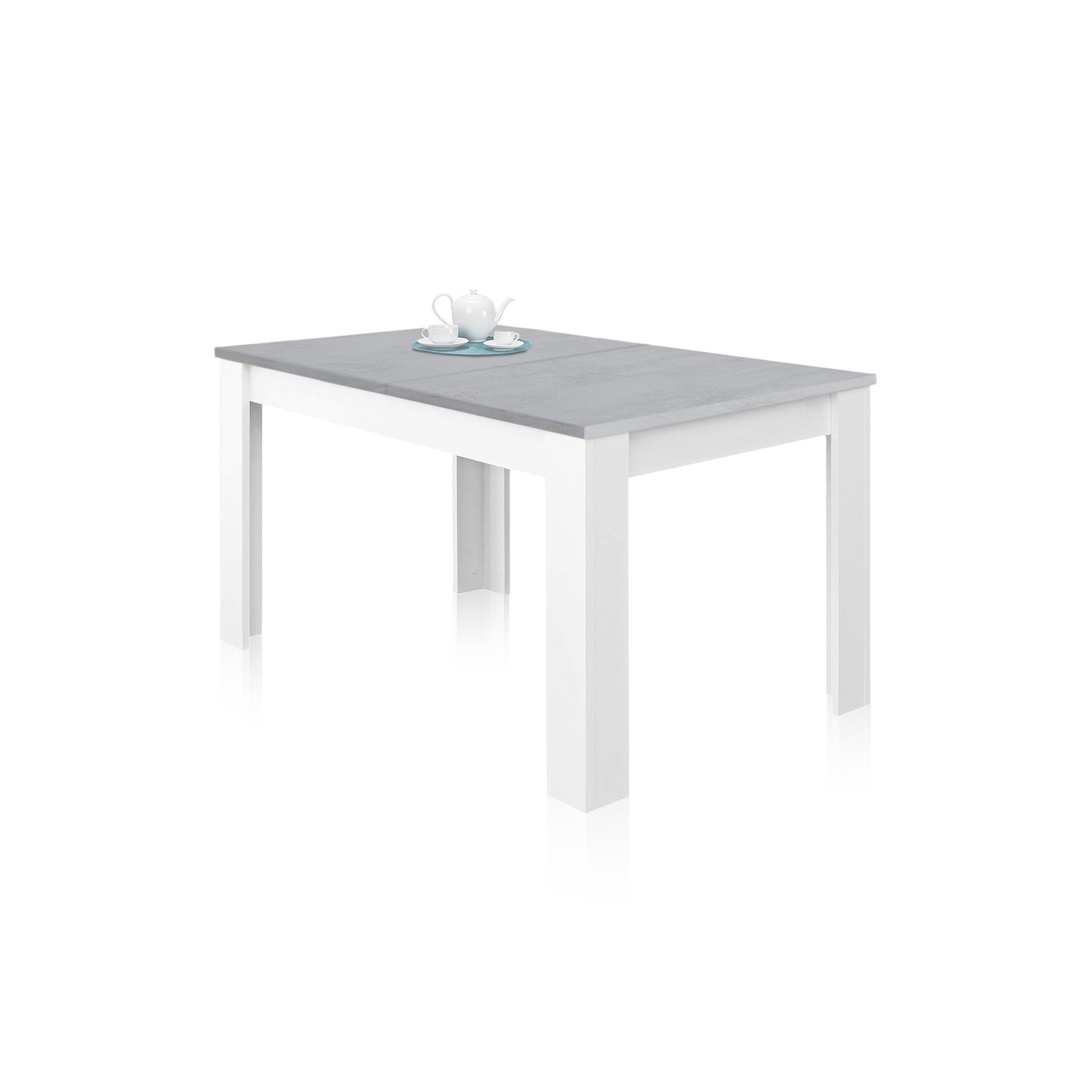 duehome - Mesa de comedor extensible Kendra 140