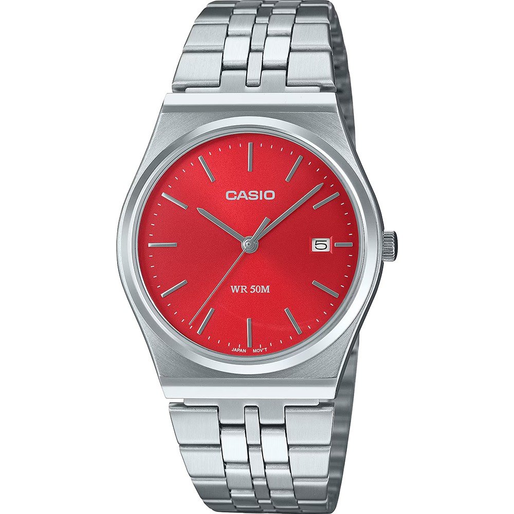 Casio Reloj Hombre Analogico Cuarzo con Correa de Acero MTP-B145D-4A2VEF