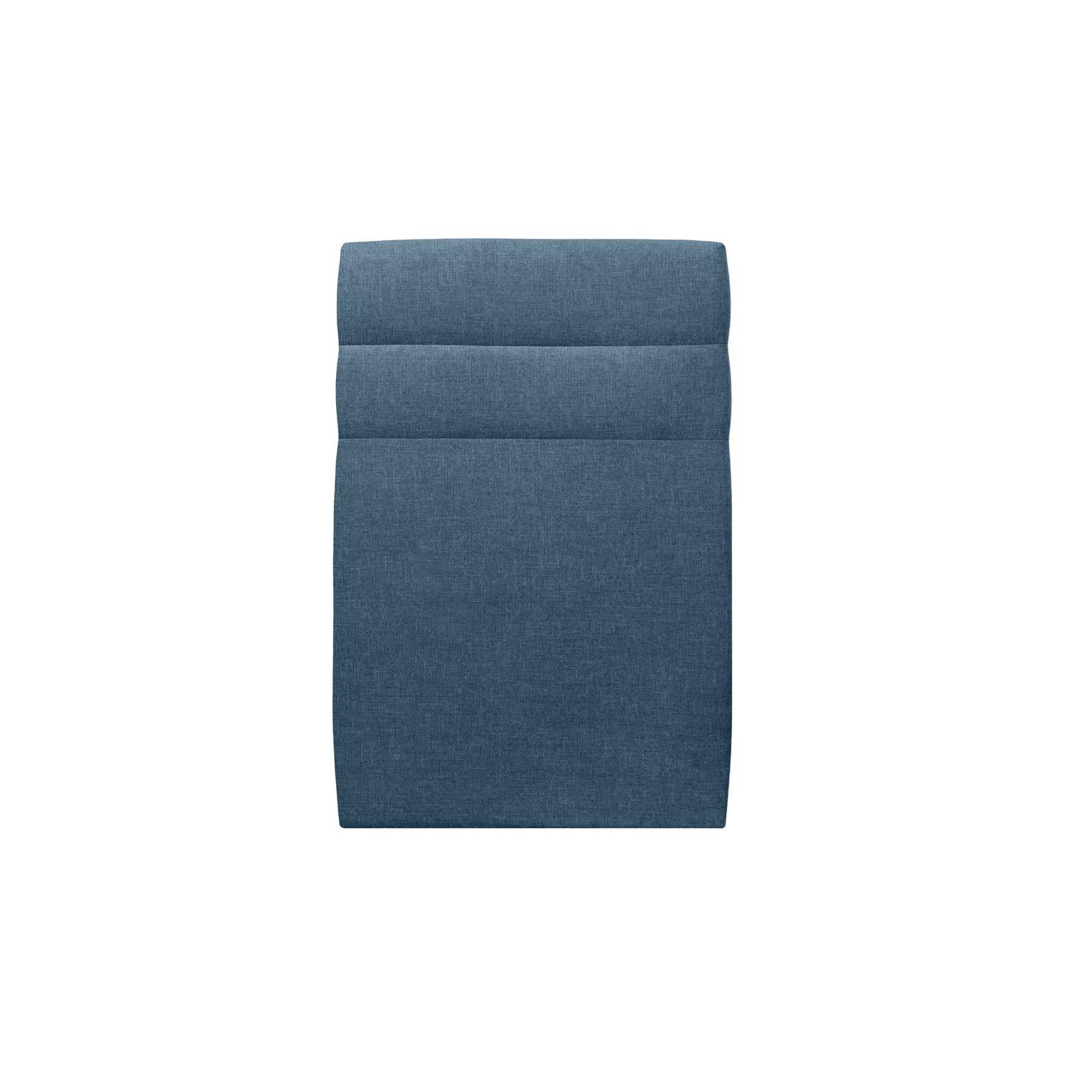 Cabecero 90 cm Lines - Tela Natté Azul Océano