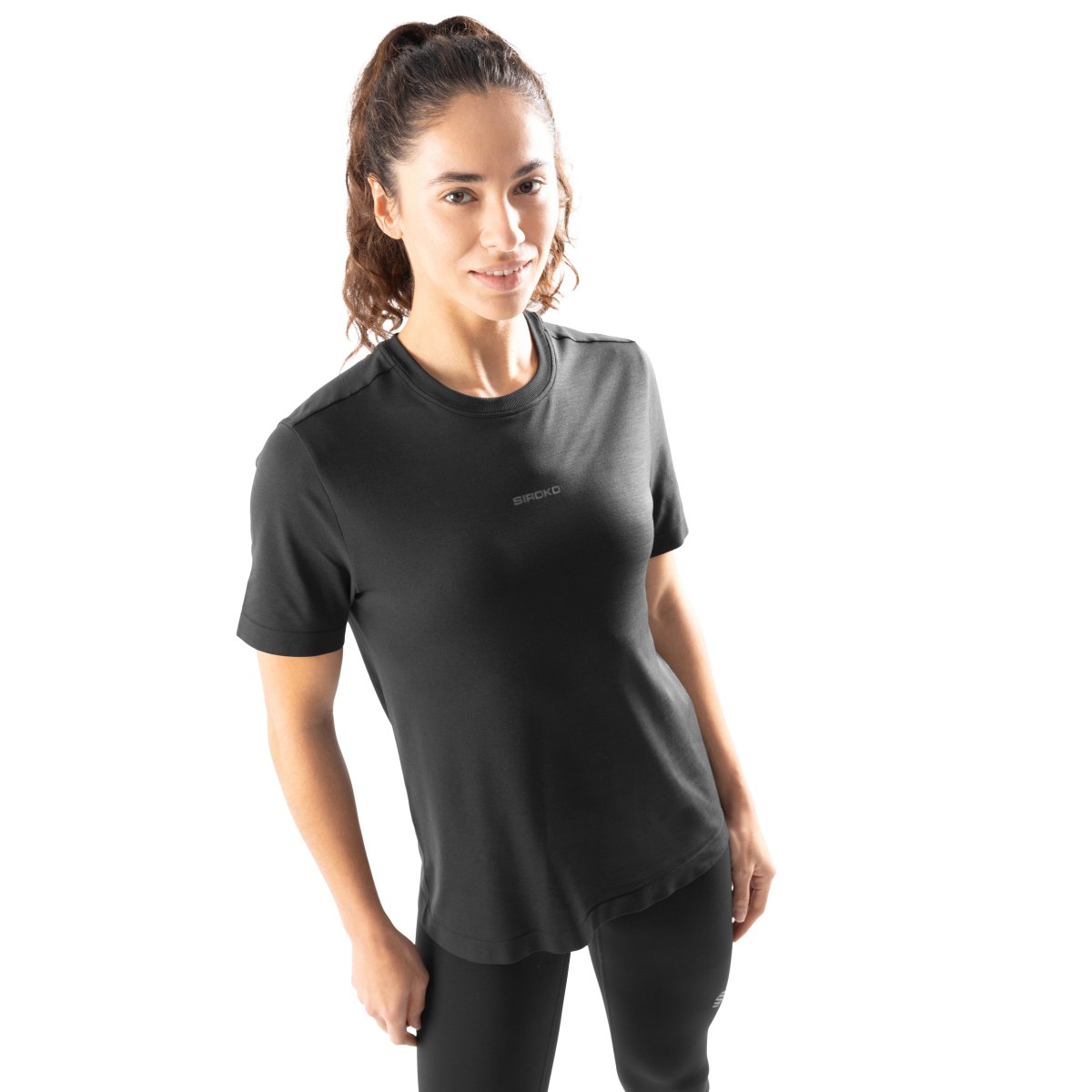 SIROKO - Camiseta Entrenamiento Manga Corta Gym & Trainning Mujer_