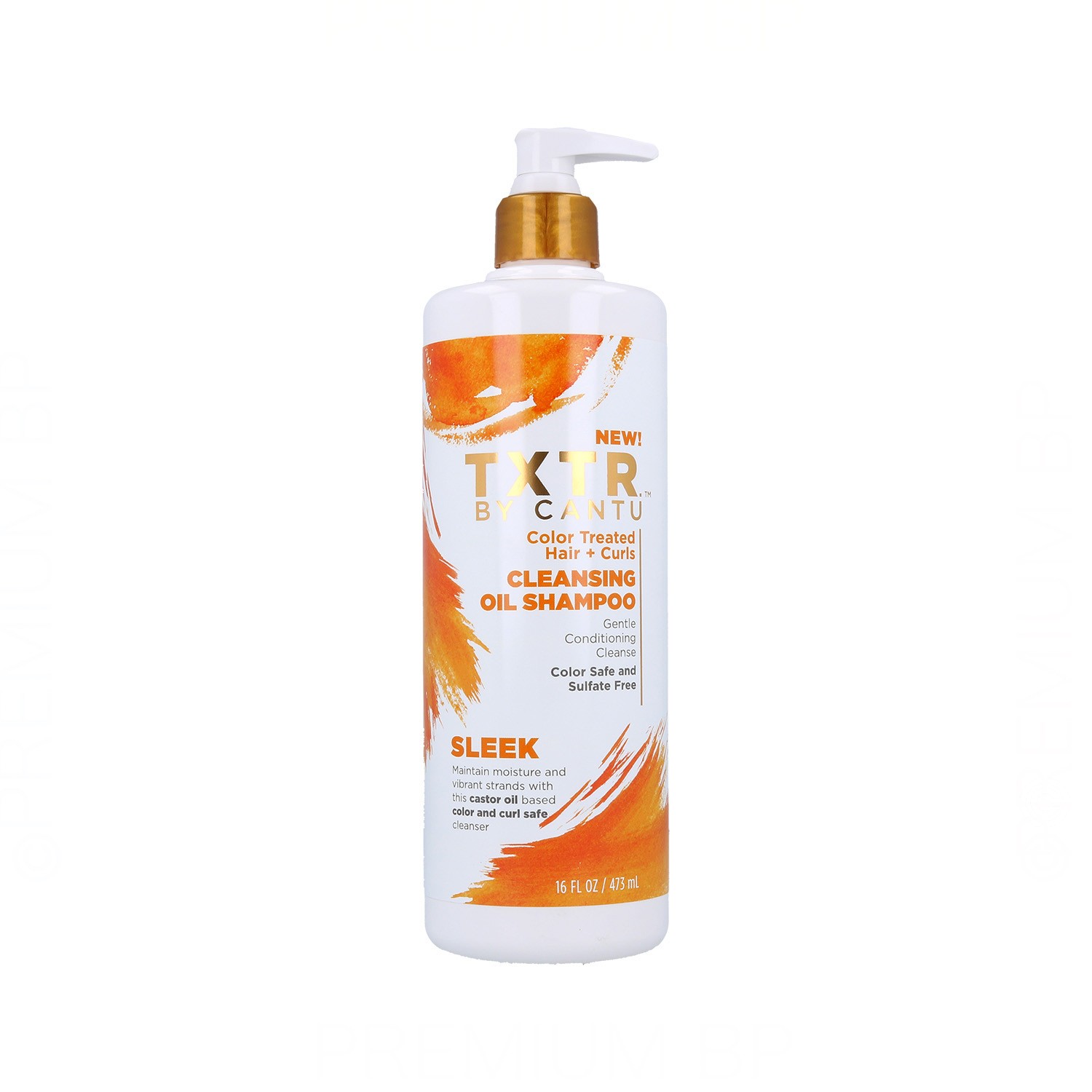 Cantu - Cantu txtr sleek cleansing oil champú 473 ml, limpiador suave, rico en humedad y seguro para el color que agrega luminosidad y humedad al cabello seco.