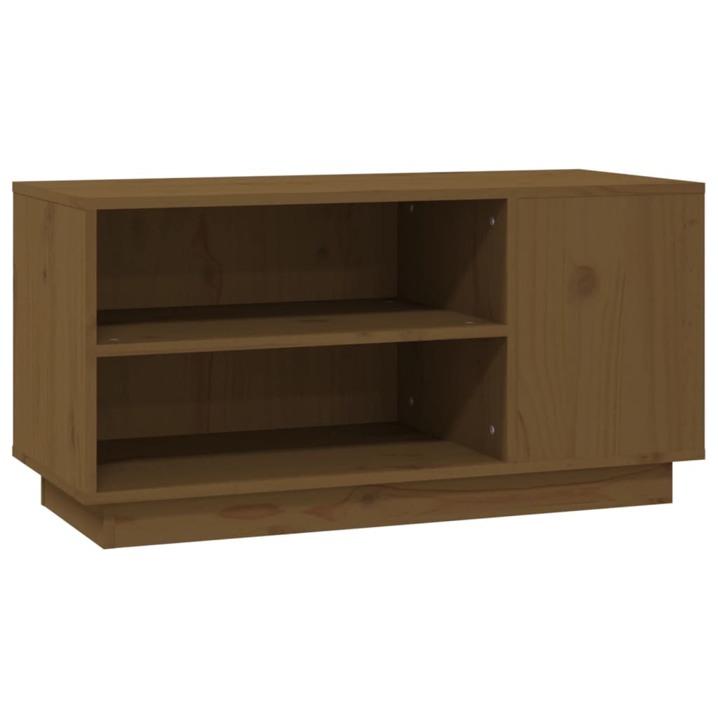 vidaXL Mueble de TV madera maciza de pino 80x35x40,5 cm, Mueble de Salon, Mueble TV, Mueble TV salon, Mesa de TV, Mueble tele