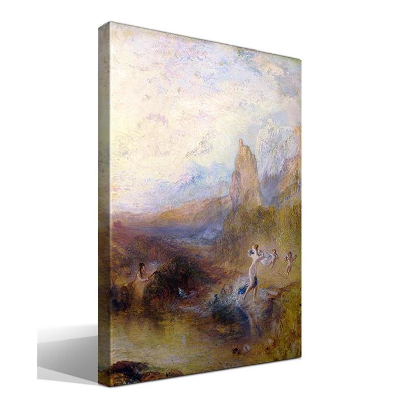 Cuadro Canvas Glaucus y Escila de Joseph Mallord William Turner - Alta Calidad - Imagen Realista - Fabricado en España
