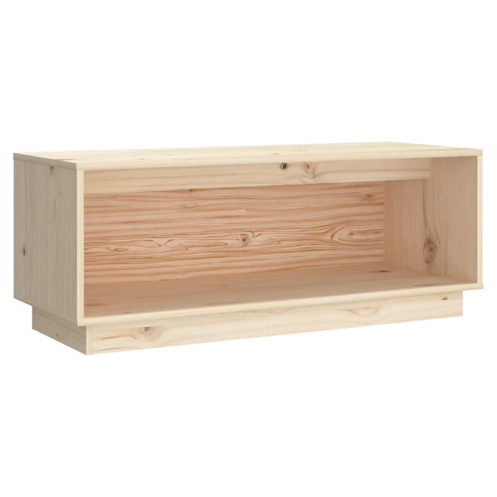 vidaXL Mueble de TV de madera maciza de pino 90x35x35 cm, Mueble de Salon, Mueble TV, Mueble TV salon, Mesa de TV, Mueble tele