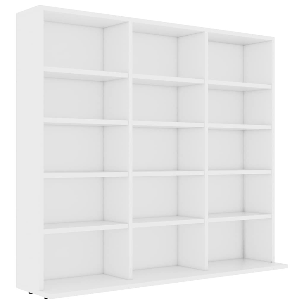 vidaXL Armario para CDs Madera de ingeniería 100x23x89,5 cm