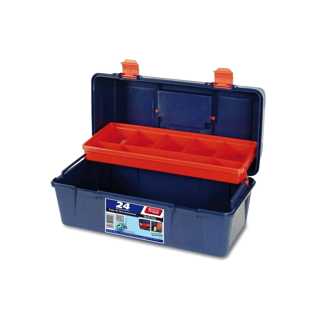 Tayg Caja de Herramientas con Bandeja Nº24
