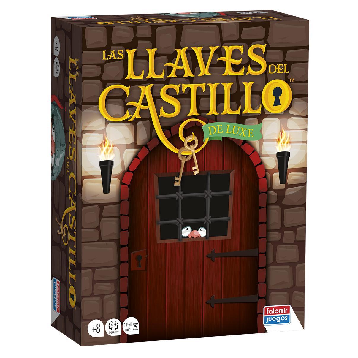 Falomir - Juego de Mesa Las Llaves del Castillo de Luxe, Estrategia y Suerte para 8 años, Multicolor, Material Cartón