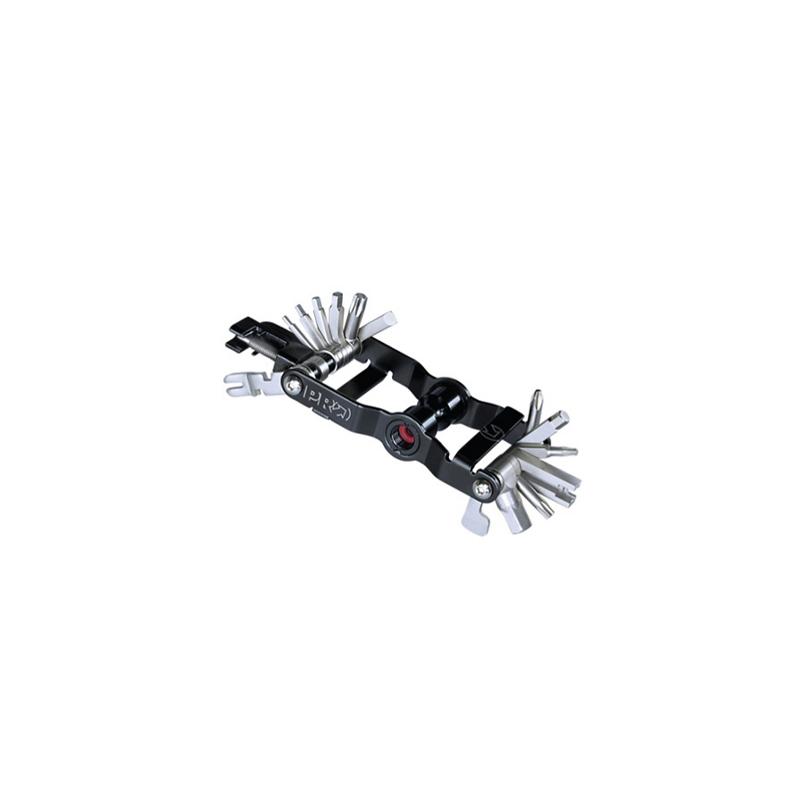PRO - Herramienta Mini 20F Team Co2 para reparación y mantenimiento de bicicletas en ciclismo, compacta y profesional para uso en carretera y montaña, ideal para mecánicos y ciclistas exigentes