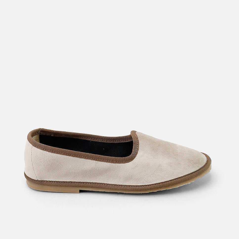 Slipper Velluto Beig Eli By Venezianas | Eli 1957