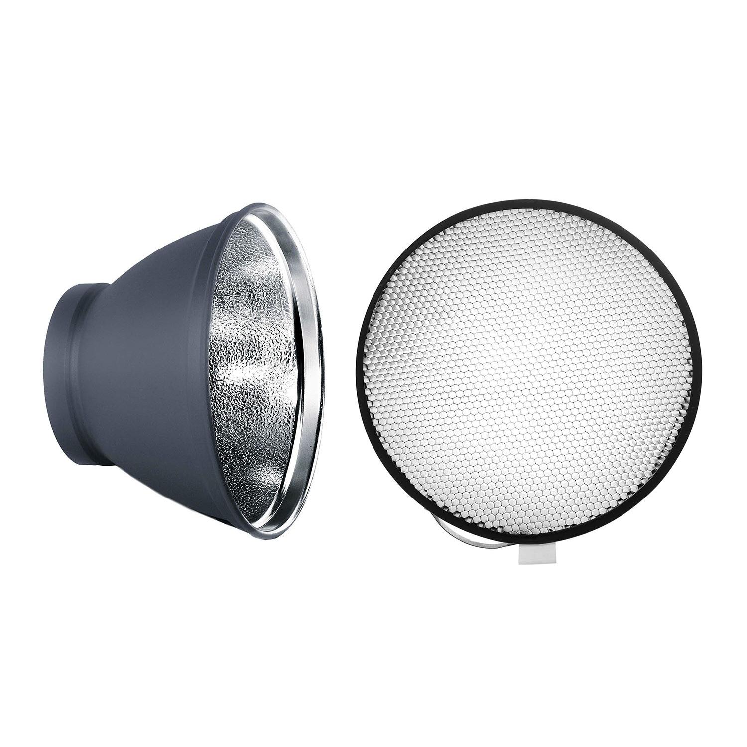 Reflector Elinchrom 21 cm. + Nido de abeja 30º